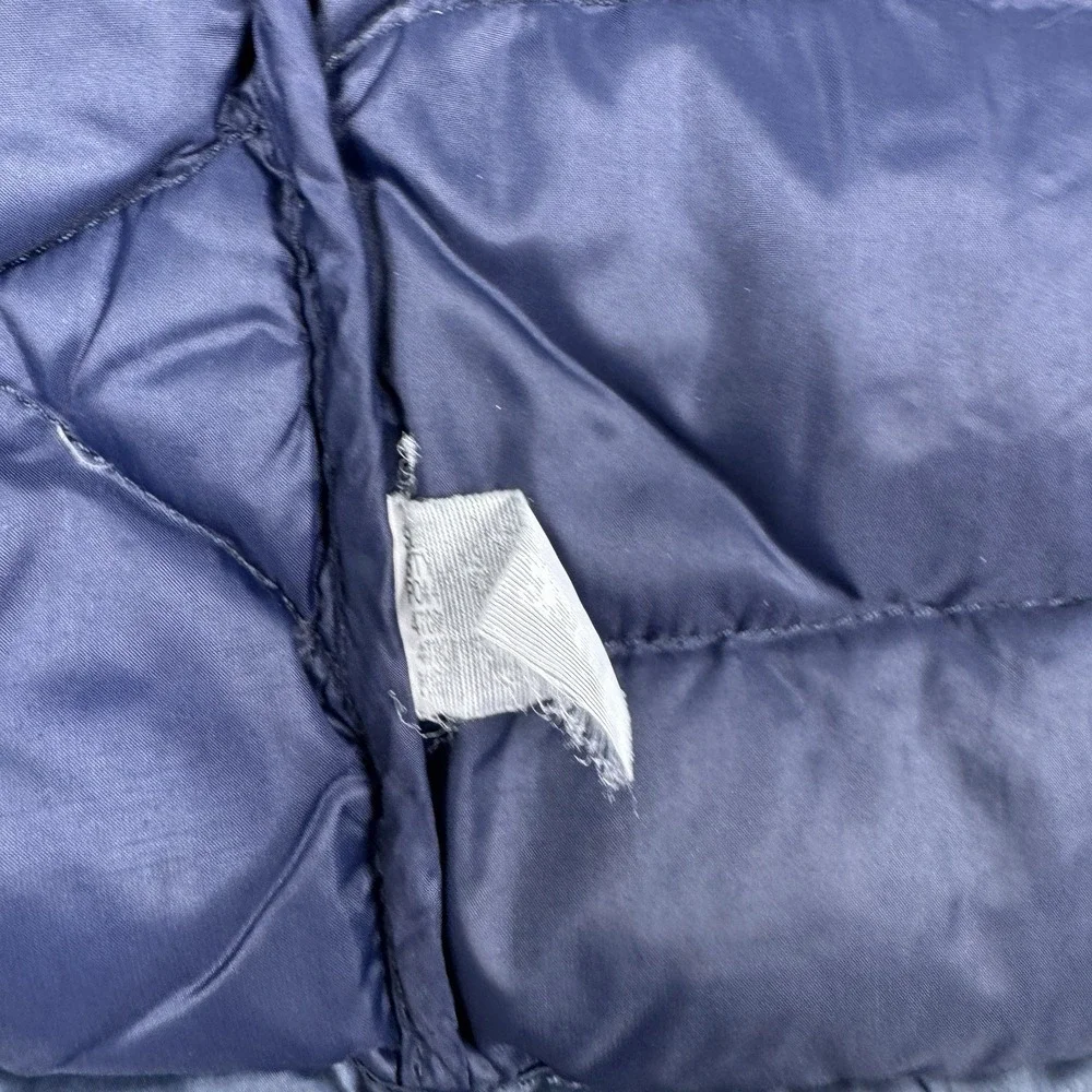 Polo Ralph Lauren Down Puffer Jacket Youth Size 5 Blue Full Zip Pockets Pony‎